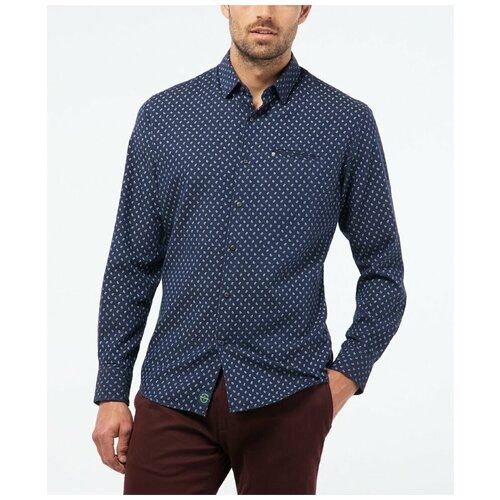 фото Мужская рубашка pierre cardin длинный рукав denim academy 5856 (05856/000/26953/9041 размер m)
