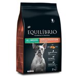 Equilibrio Сухой корм для взрослых собак с лососем для здоровой кожи и чувствительного пищеварения (2 кг) - изображение