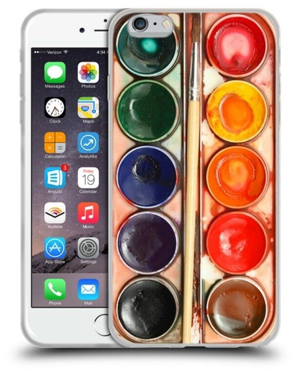 Дизайнерский силиконовый чехол для Айфон 6 Плюс/6c Плюс + / Iphone 6 Plus/6s Plus