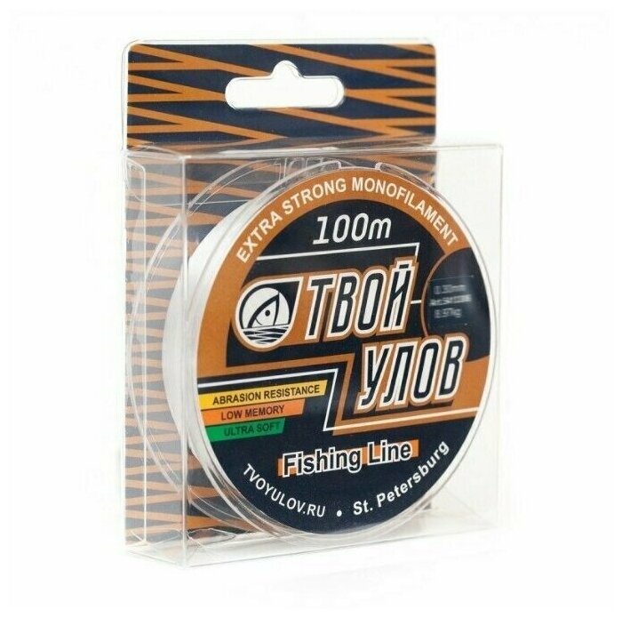 Леска Твой Улов Fishing Line 100 м 02 451 кг