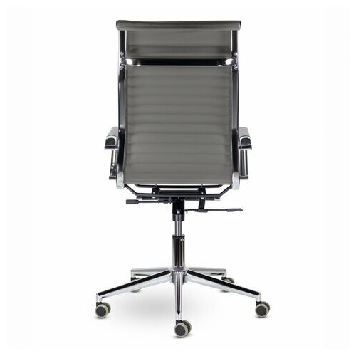 Кресло офисное BRABIX Premium Intense EX-531, экокожа, хром, темно-серое (532542) - фотография № 17