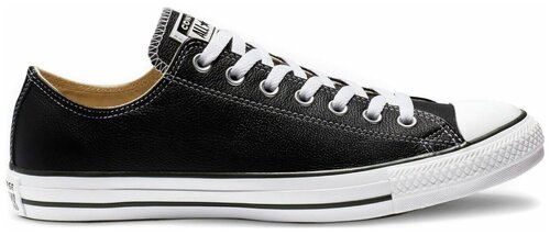 Кеды Converse Chuck Taylor All Star, демисезонные, натуральная кожа, размер 46.5, черный