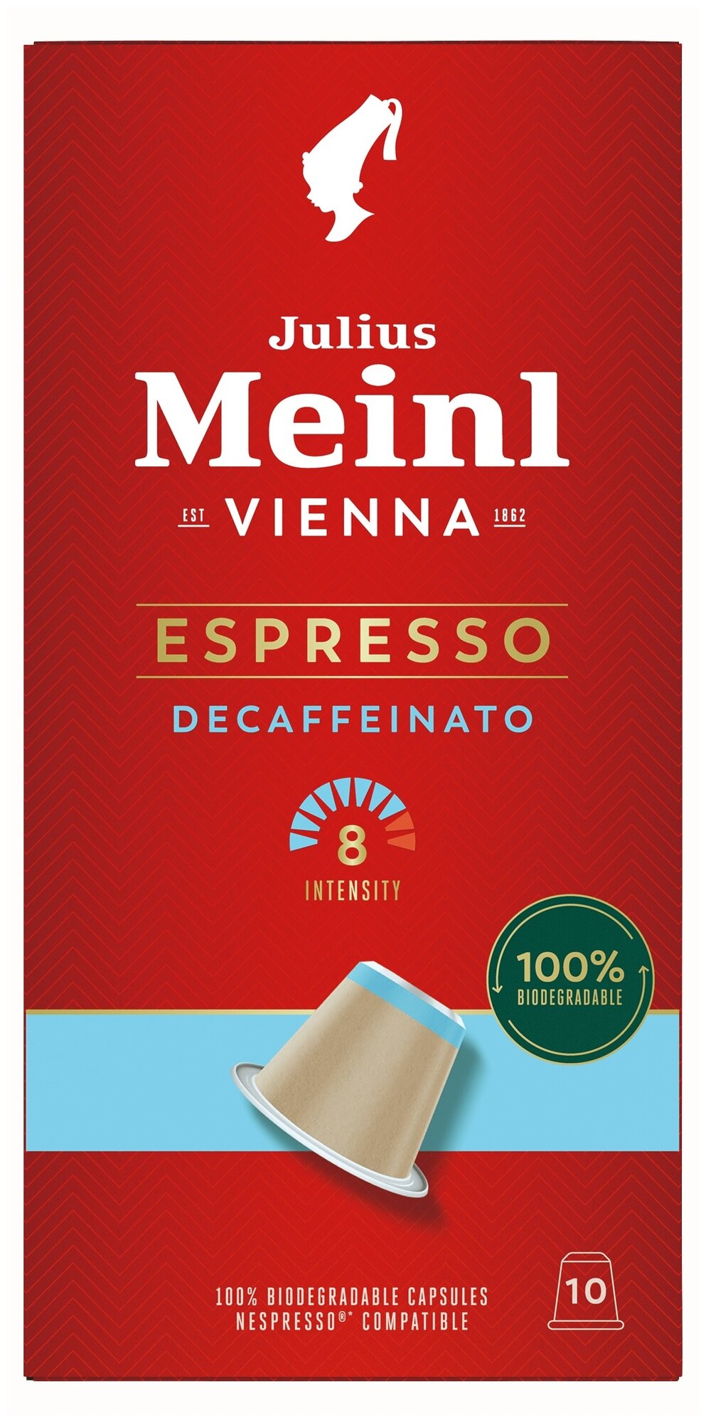Кофе в капсулах Julius Meinl Espresso Decaf (Эспрессо Декаф), стандарта Nespresso, 4x10шт - фотография № 2