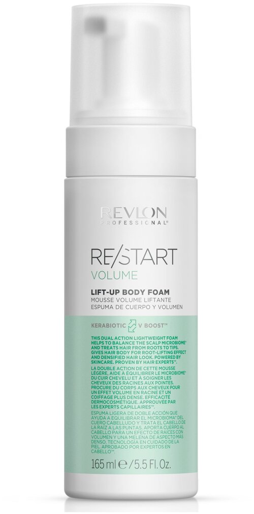 Revlon Professional RESTART VOLUME LIFT-UP BODY FOAM Пена для объема волос, 165 мл