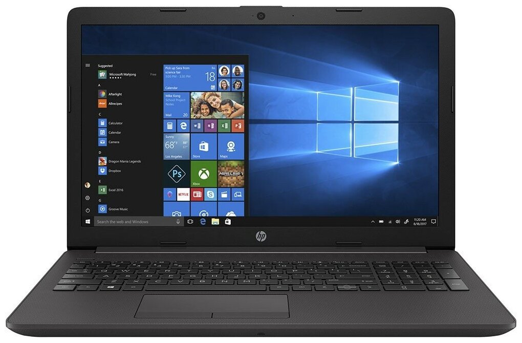Ноутбук HP 255 G7 2V0F4ES 156 Full HD AMD Ryzen 3 3200U 2600 МГц4 Гб DDR-4 256 Гб SSD Radeon Vega 3 Wi-Fi Bluetooth Cam Wind 10 H чёрный 4974000₽