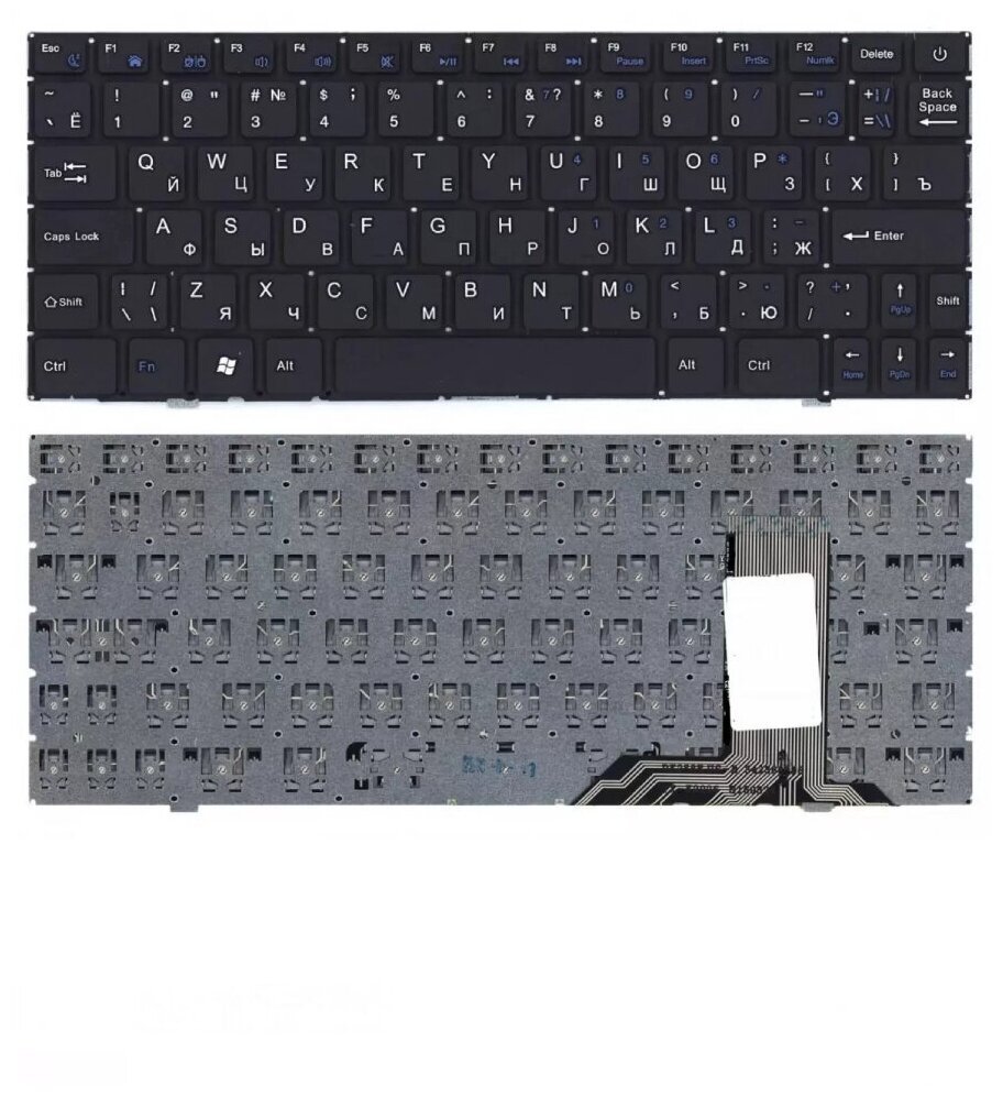 Клавиатура keyboard PSB116A01BFW для ноутбука Prestigio SmartBook 116A 116A01 116A02 116A03 PSB116A черная