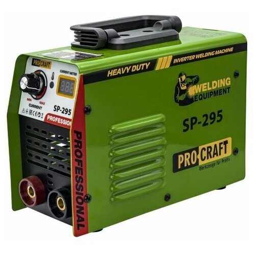 Сварочный аппарат инверторный Procraft SP295 электроды 16-4мм MMA 20-295А 52кВ 13320₽