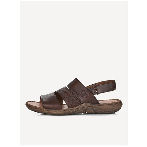 фото Сандалии rieker мужские летние, размер 40, цвет коричневый, артикул 22079-25
