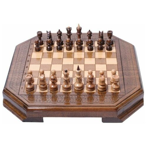 Шахматы восьмиугольные, 30х 30 см, Аратюнян, бук