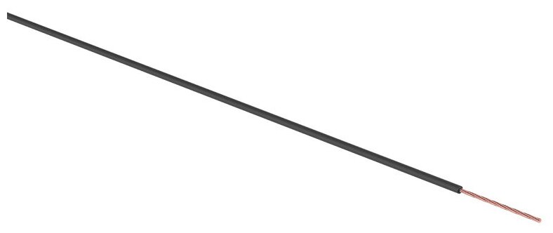 Провод питания ПГВА 1 х 1.50 мм, Rexant, черный (бухта, 100 м) 01-6536 - фотография № 8