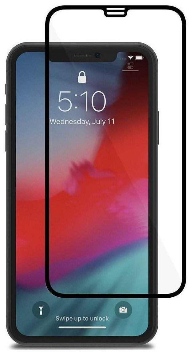Защитное стекло Redline mObility черный для Apple iPhone 11 Pro 3D (УТ000019270)