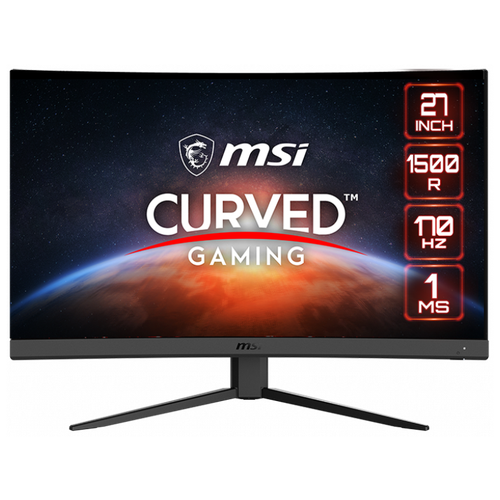 27 Монитор MSI G27C4 E2, 1920x1080, 170 Гц, *VA, черный монитор 21 5 зеон f2235h черный va 1920x1080 5 мс 250 кд 3000 1 vga hdmi