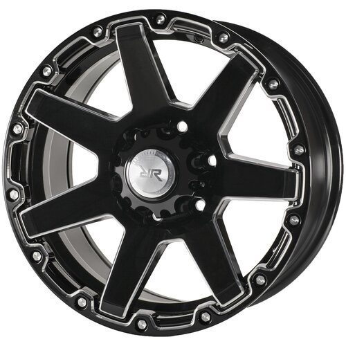 Автодиск RR CSSD2805 17*8,0 6*139,7 ET20 110,5 BLK-W-S-R