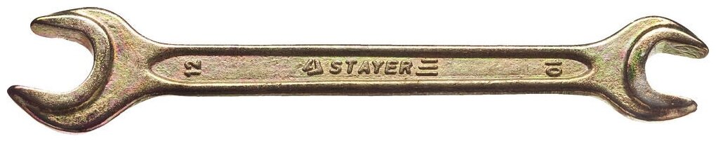 Ключ гаечный рожковый STAYER MASTER 27038-10-12