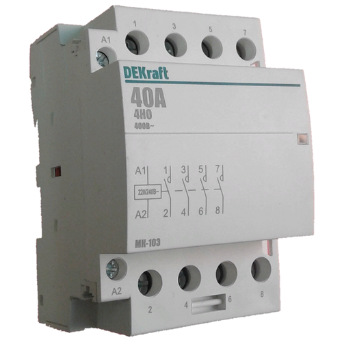 Модульный контактор DEKraft МК103-040A-230B-40 40А