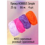 Пряжа Hobbius Simple 4х25 г 66 м. - изображение