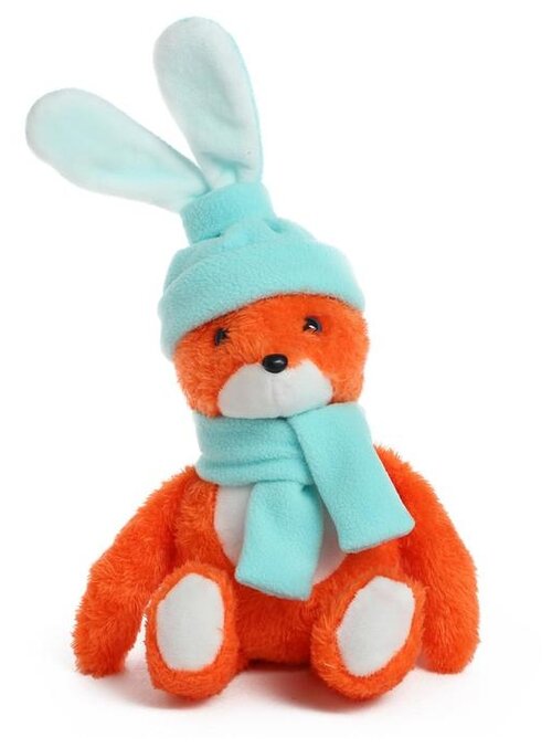 Мягкая игрушка Milo toys «Лиса с ушками», 30 см, оранжевый