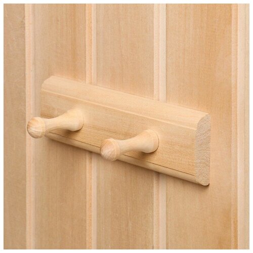 Вешалка Классика 2 крючка липа 20х25х65 см 376₽