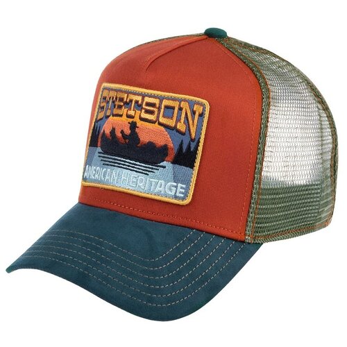фото Бейсболка с сеточкой stetson 7756114 trucker cap canoe, размер one