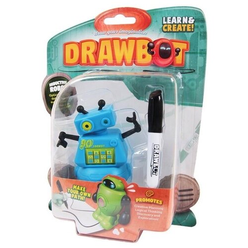 экскаватор junfa toys 0531 1 15 см мультиколор Робот индуктивный Drawbot (движение по линии) 22,5х17,5х5,5 см - Junfa Toys [DB-1]