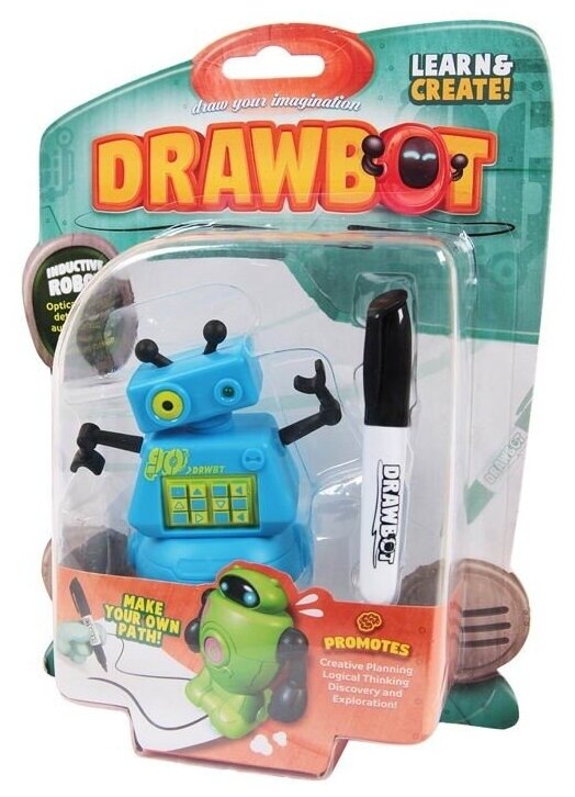 Робот индуктивный Drawbot (движение по линии) 22,5х17,5х5,5 см - Junfa Toys [DB-1]