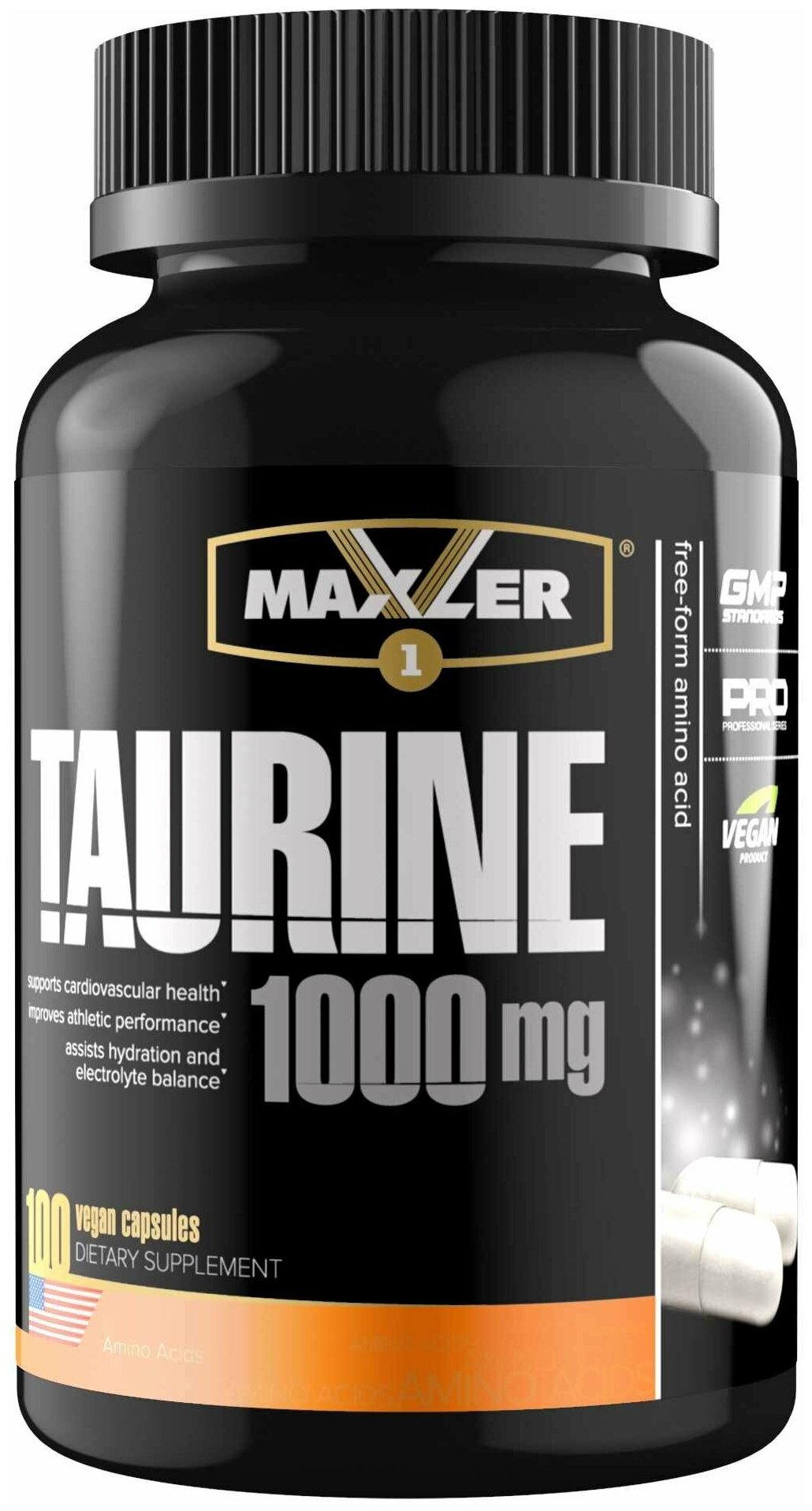 Maxler Taurine 1000 мг 100 капсул