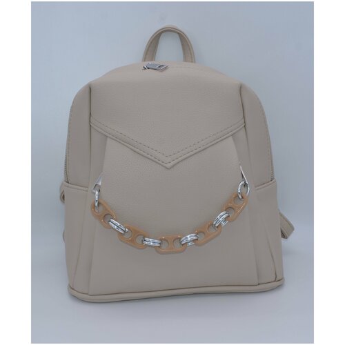 фото Рюкзак женский кожаный, молодежный, стильный, на каждый день, 24*25*12 нет бренда