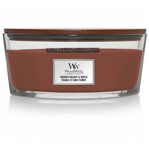 Свеча эллипс Woodwick Копченый орех и клен