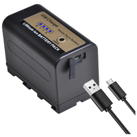 Аккумуляторная батарея Run Energy NP-F750 (F770) для камер Sony c функцией заряда от USB и Power bank