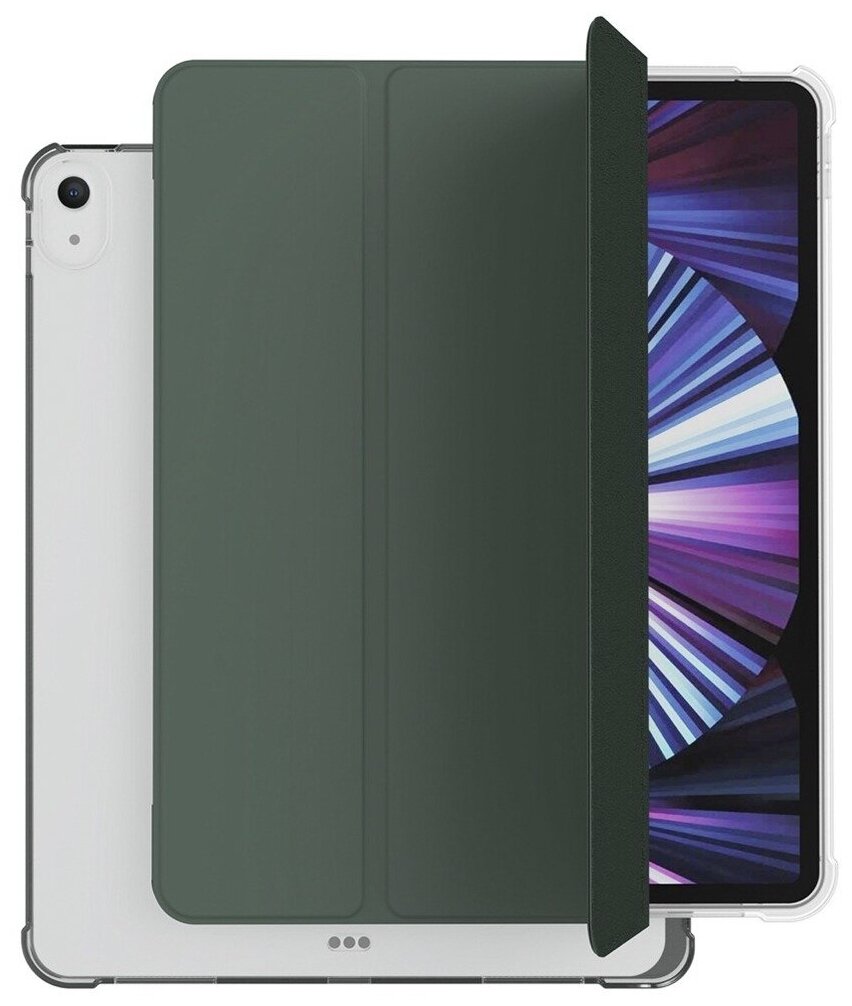 Чехол VLP Чехол vlp для iPad Air 2020 (10.9'') Dual Folio, темно-зеленый