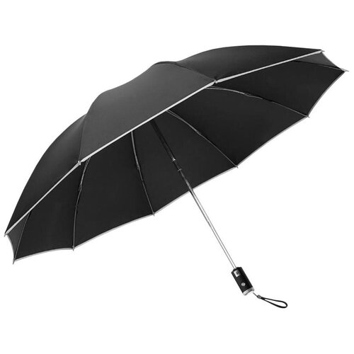 Автоматический реверсивный зонт с фонарем Xiaomi Zuodu, черный ZD-BK