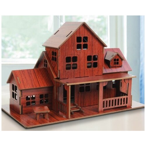 Сборная модель деревянный домик
