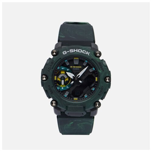 Наручные часы CASIO G-Shock GA-2200MFR-3AER, хаки, зеленый