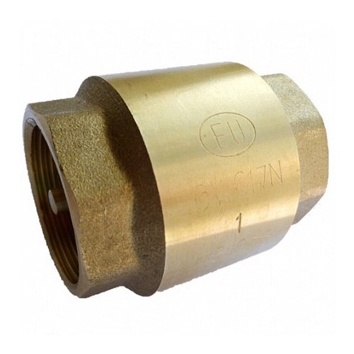 Клапан обратный с латунным золотником 1 1/4