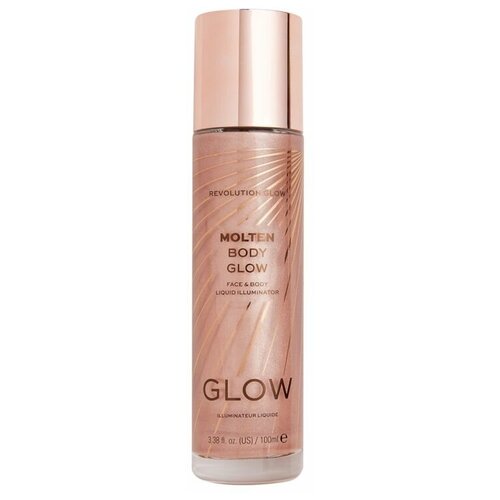 REVOLUTION Хайлайтер Glow Molten Body Glow facebody liquid illuminator, bronze