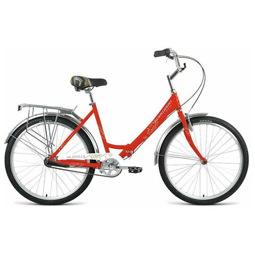 Велосипед Forward Sevilla 26 30 красный матовыйбелый 20-21 г 185 RBKW1C263003 1798000₽