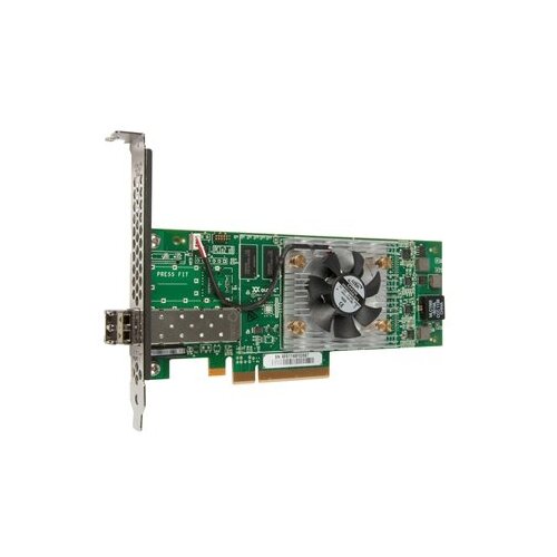 Сетевой адаптер QLogic QLE2670-CK, зеленый qle4062c ck qlogic dual port 1gbe iscsi network to x4 pci express adapter copper