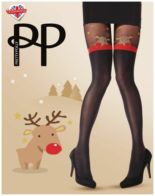 Колготки  Pretty Polly, 60 den, размер S/M/L, черный