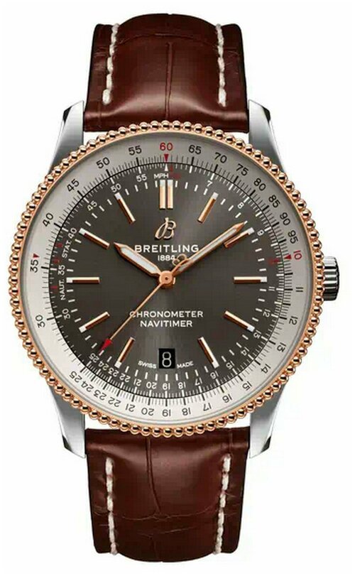 Наручные часы BREITLING, нерж. сталь, красный, черный