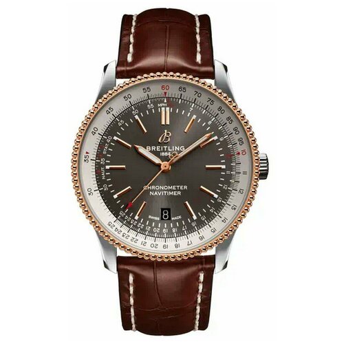 Наручные часы BREITLING, нерж. сталь, красный, черный наручные часы breitling navitimer ab0139211l1p1