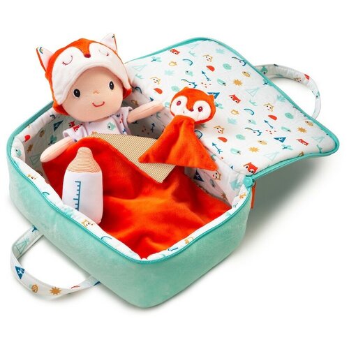 Мягкая кукла в переноске с игрушкой Lilliputiens «Алекс»