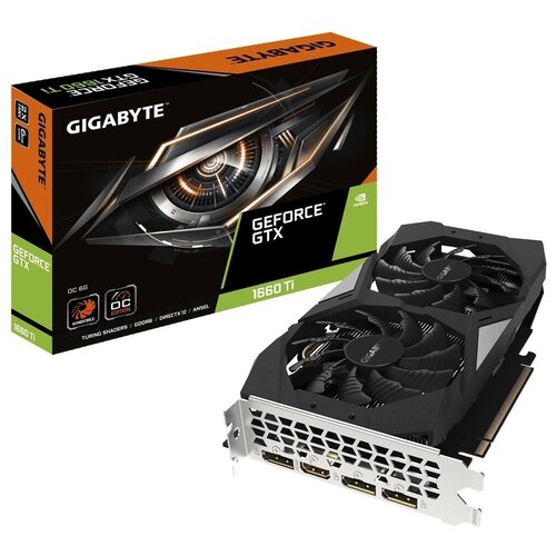 Видеокарта GeForce GTX 1660 Ti 6 ГБ GV-N166TOC-6GD 2399500₽