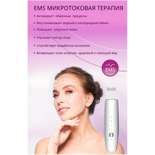 Ультразвуковой ионный скруббер для лица 190000₽