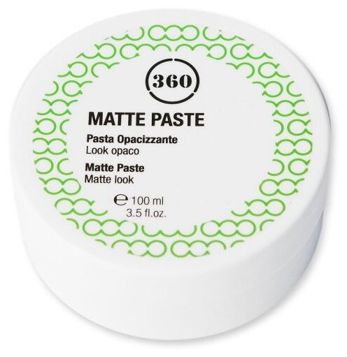 360 Матовая паста для укладки волос Matte Paste, 100 мл (360, ) - фото №2