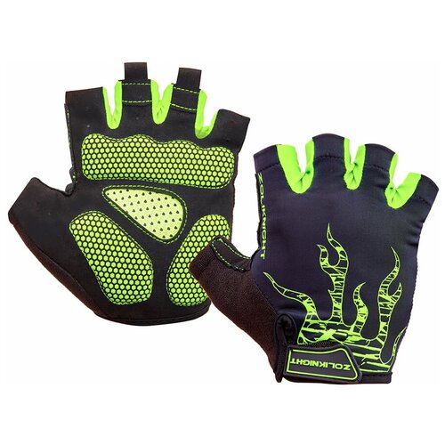 Перчатки STELS, зеленый, черный перчатки stels размер m зеленый