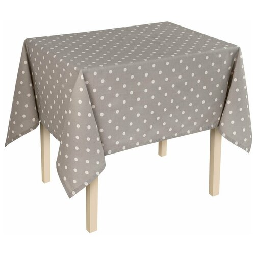 Скатерти ЗефирТекс Скатерть Grey polka dot, горох, серый (110х140 см,)
