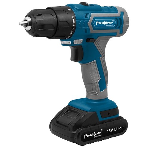 Дрель акк РемоКолор ДША-18-2 18В Li 15Ач 35Нм 10мм 2акк 519900₽