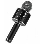 Беспроводной караоке-микрофон WS-858 (черный) - изображение