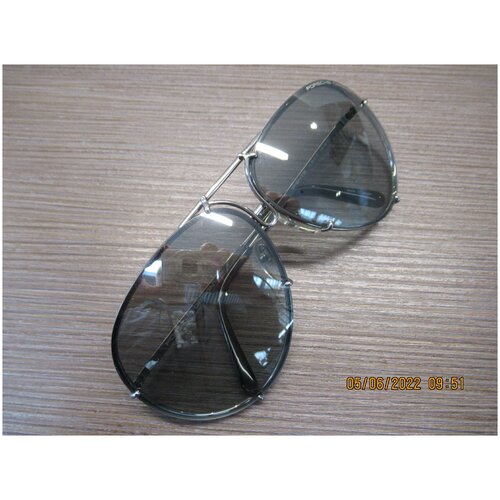 Солнцезащитные очки PORSCHE, овальные, оправа: металл, для мужчин