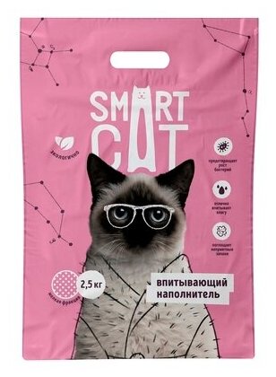 Наполнитель Smart Cat Впитывающий, мелкая фракция, 10л, 5 кг - фотография № 8